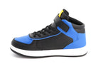 Toddler Black Blue & Yellow Mid Top