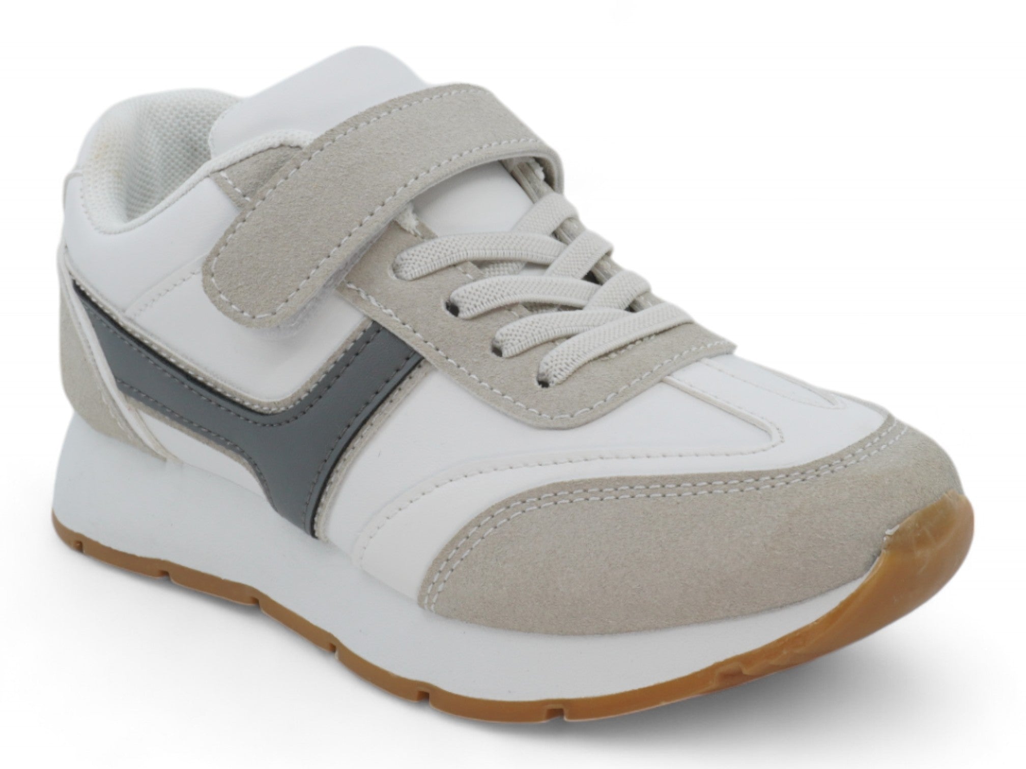 Toddler Gray Faux Suede Sneaker