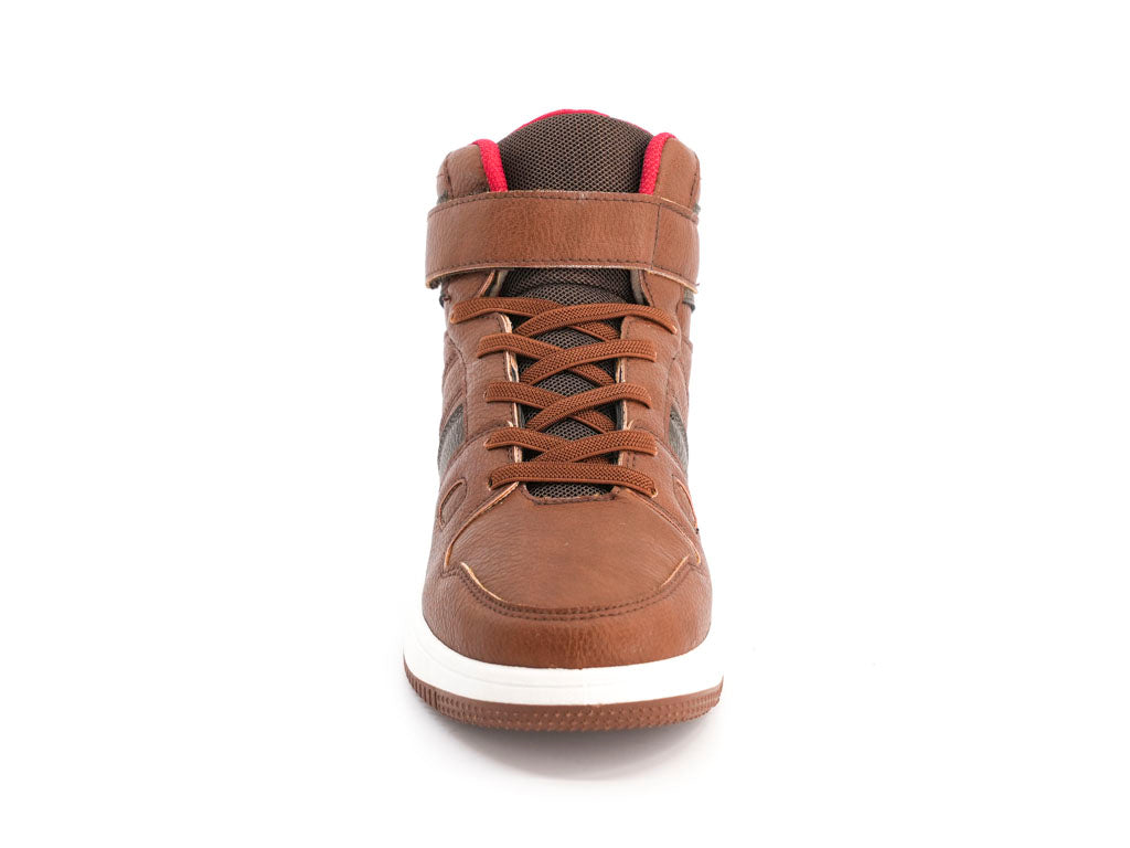Boys' Tonal Tan High Top Sneaker