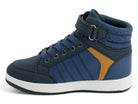 Boys' Navy & Tan High Top