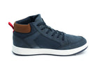 Boys' Navy & Tan High Top Sneaker