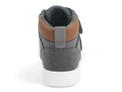 Boys' Gray & Tan High Top Sneaker
