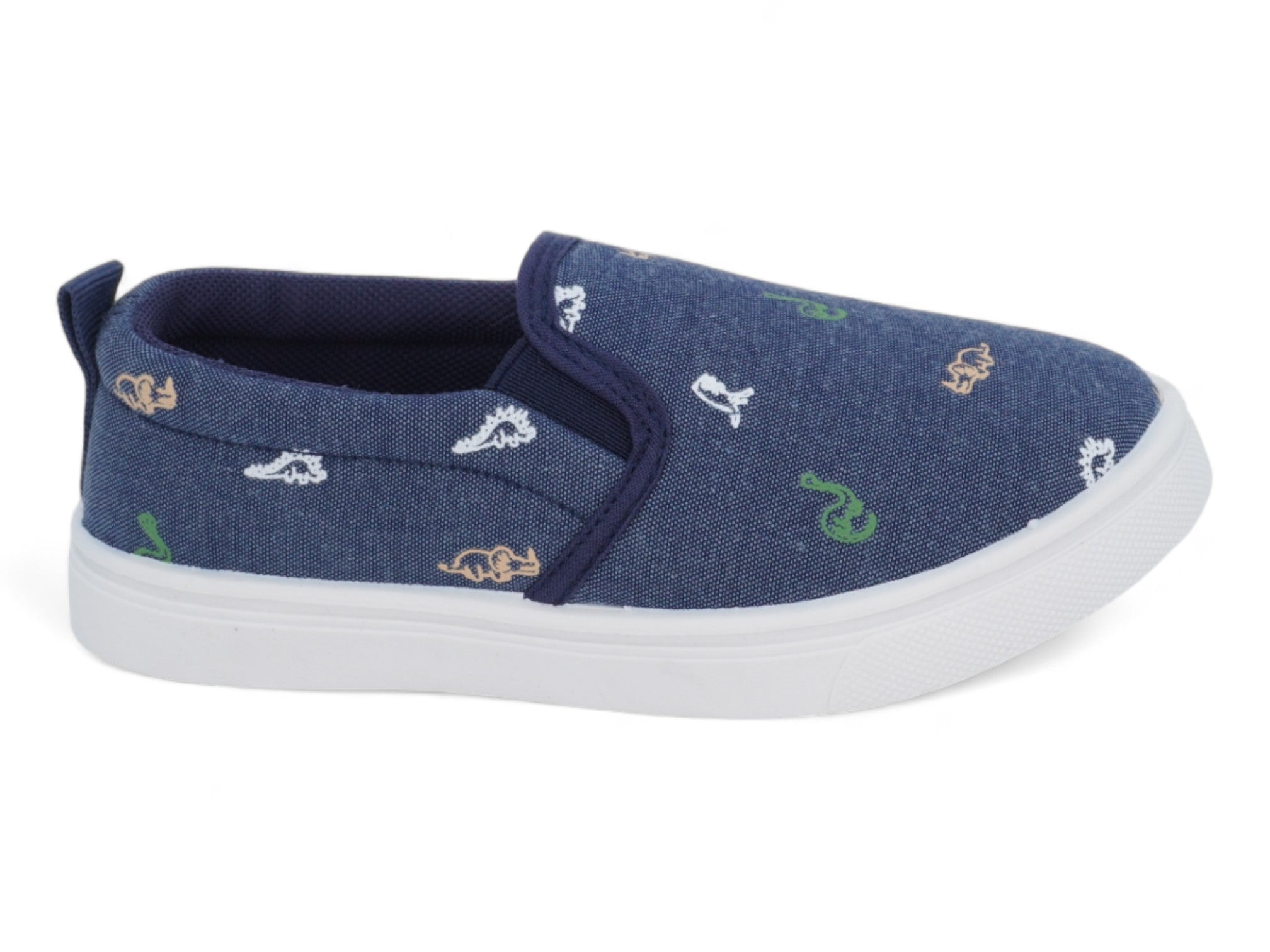 Boys' Beach Dinosaur Canvas Slip On
