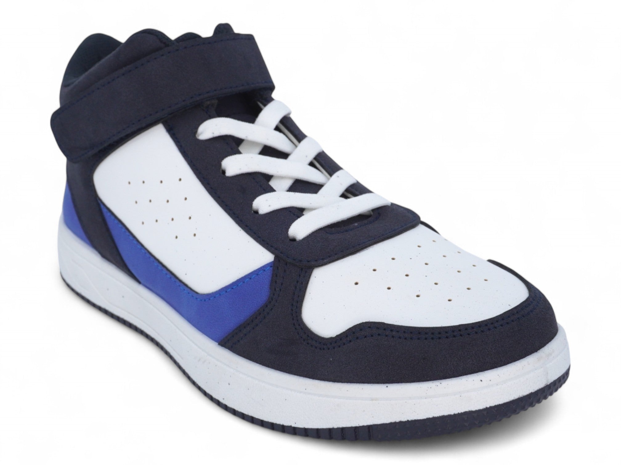 Boys' Double Blue High Top Sneaker