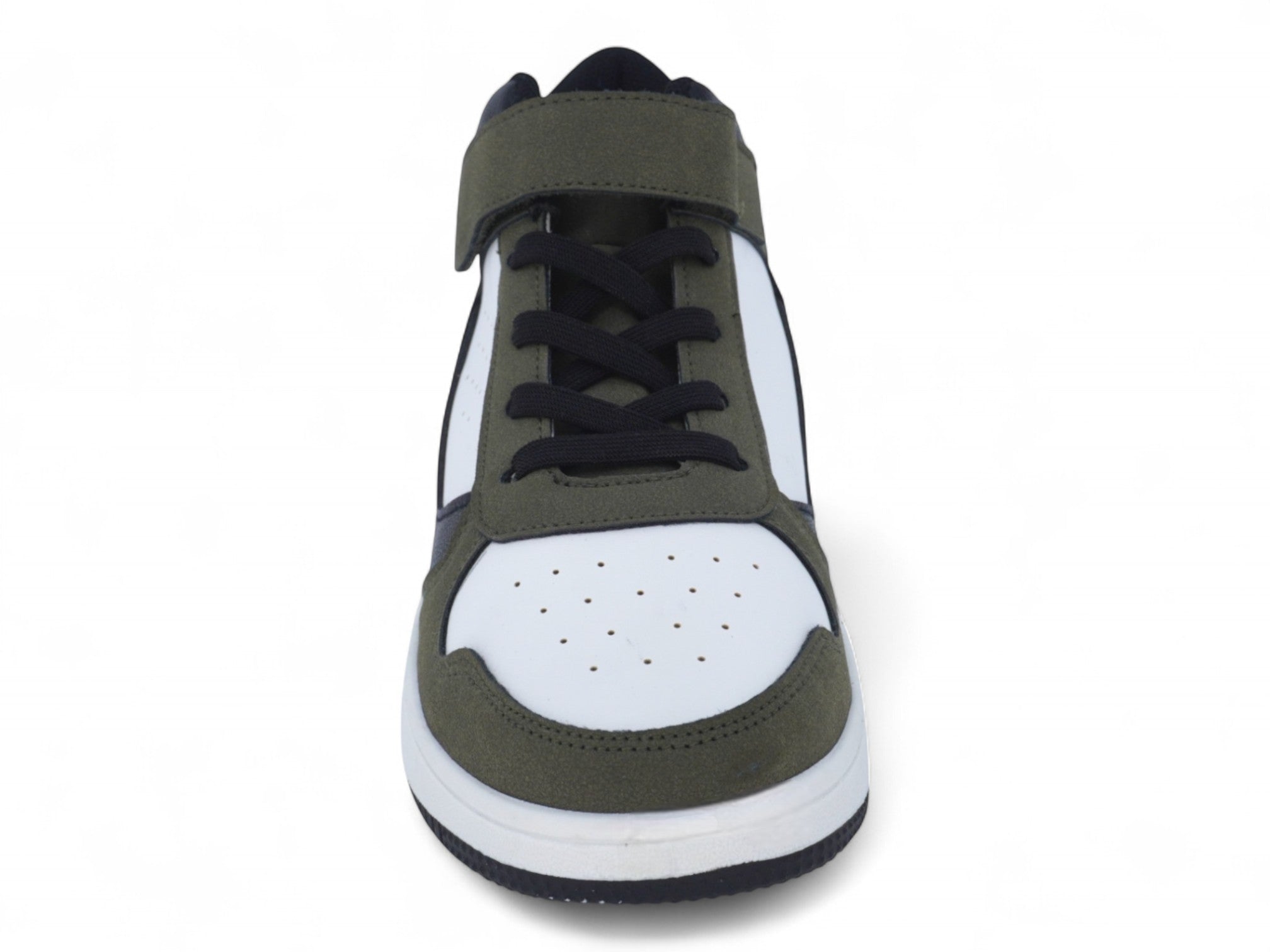 Boys' Black & Olive High Top Sneaker