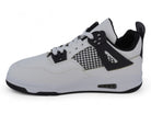 Boys' Black White Net Sneaker