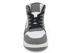 Boys' Gray & White Velcro High Top Sneaker