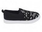 Boys' Black Skater Canvas Slip On