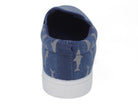 Boys' Blue Shark Canvas Slip On