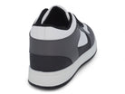 Boys' Black & Gray Mid Top Sneaker