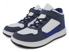 Boys' Two Tone Blue Mid Top Sneaker