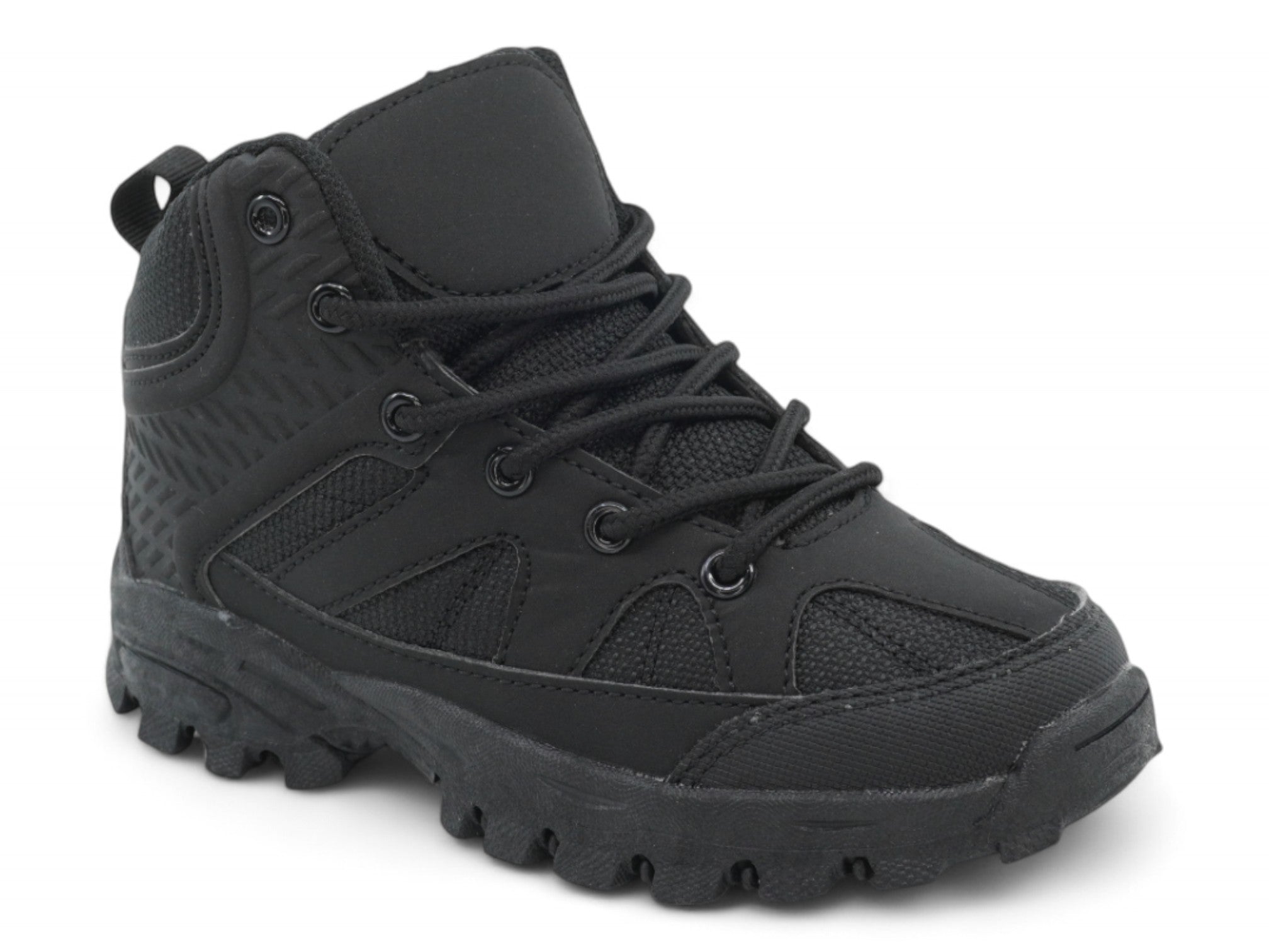 Boys' Black Lug Hiker Boot