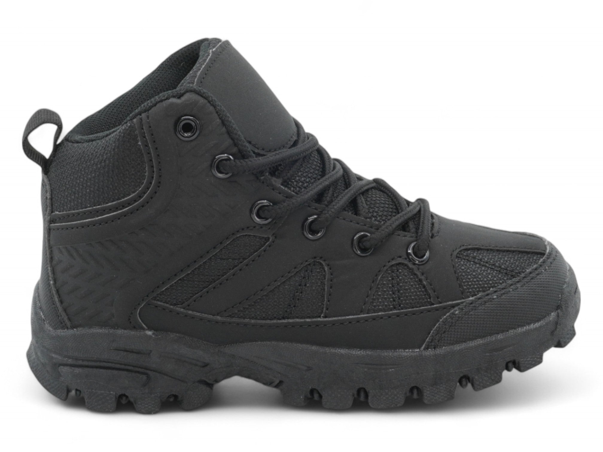 Boys' Black Lug Hiker Boot