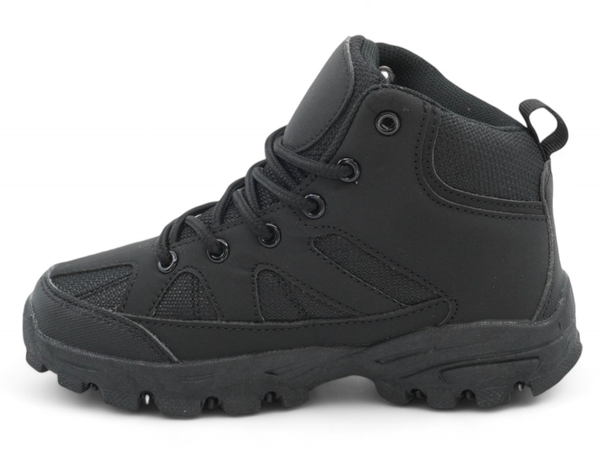 Boys' Black Lug Hiker Boot