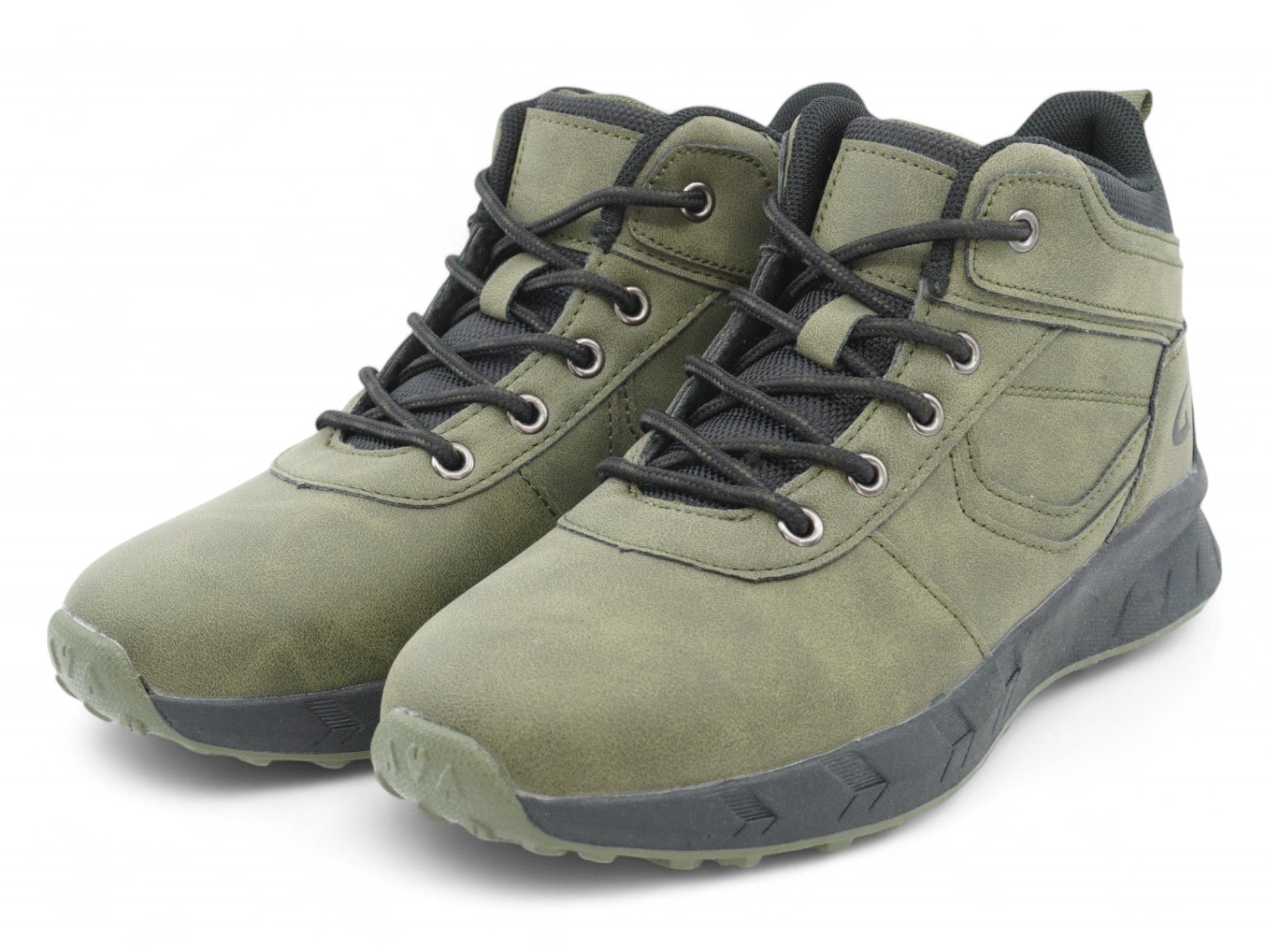 Boys' Green Lace Up  Hiker Boot