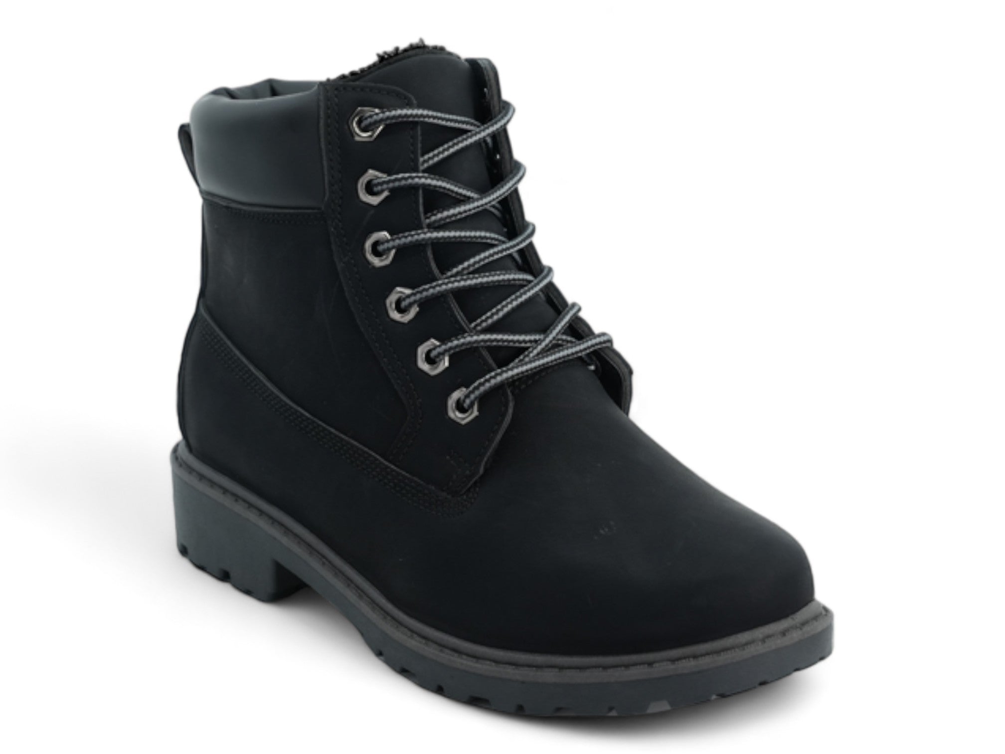 Boys' Black Fleece Lining Boots