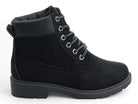 Boys' Black Fleece Lining Boots