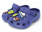 Boys' Navy Soccer Charm Clog